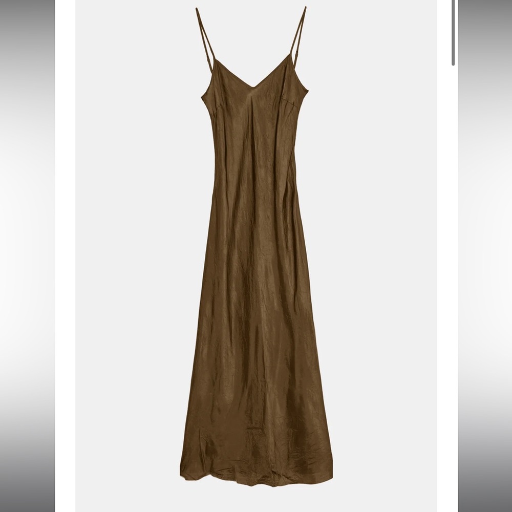 Organic olive ankle slip